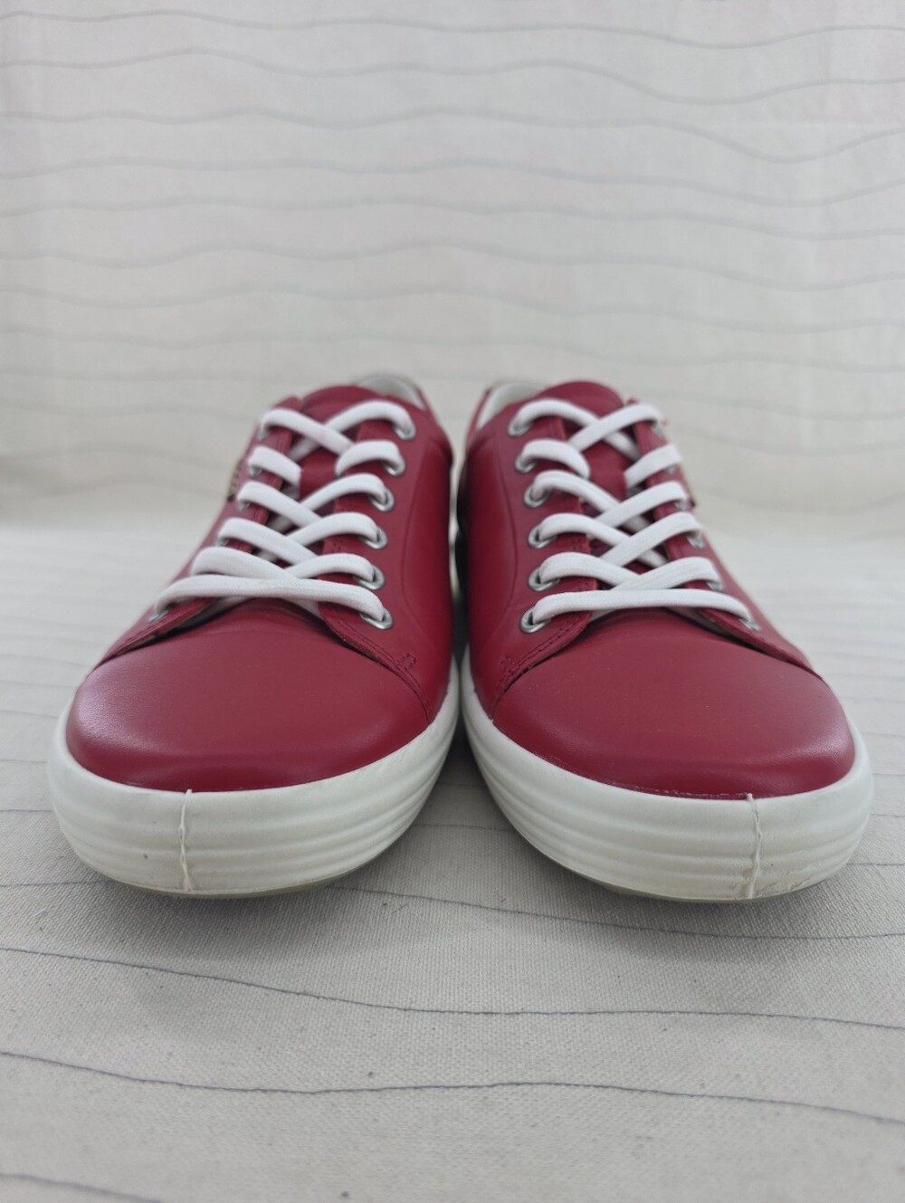 ECCO Womens Soft 7 Red Leather Casual Shoes 430003-01466 Sz 41 EU/ 10-10.5 US - Picture 4 of 11